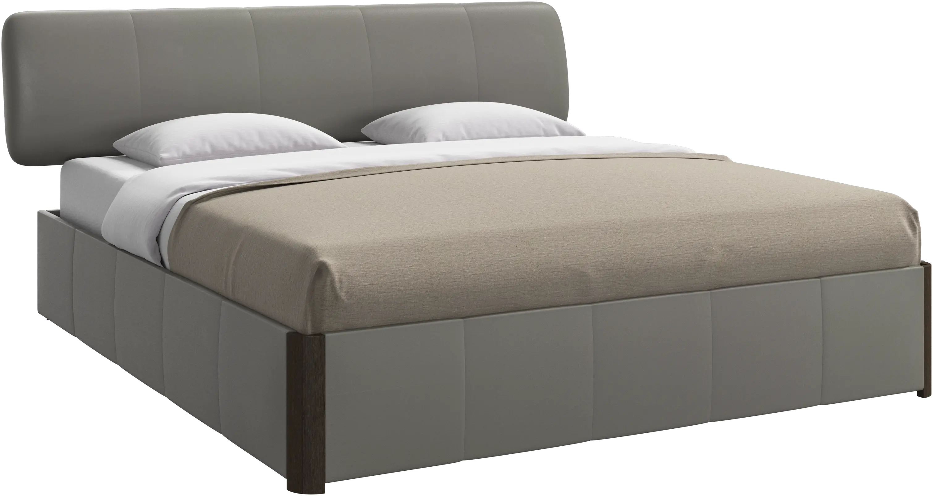 収納付きデザイナーベッド | コレクションはこちら - レザー | ボー